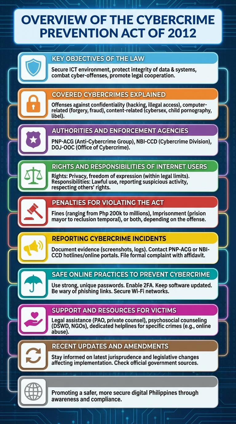 Infographic: Key Provisions of the Cybercrime Prevention Act of 2012