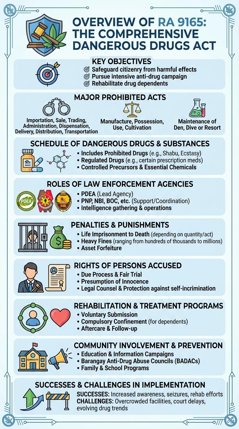Infographic: Understanding RA 9165 - The Comprehensive Dangerous Drugs Act of 2002