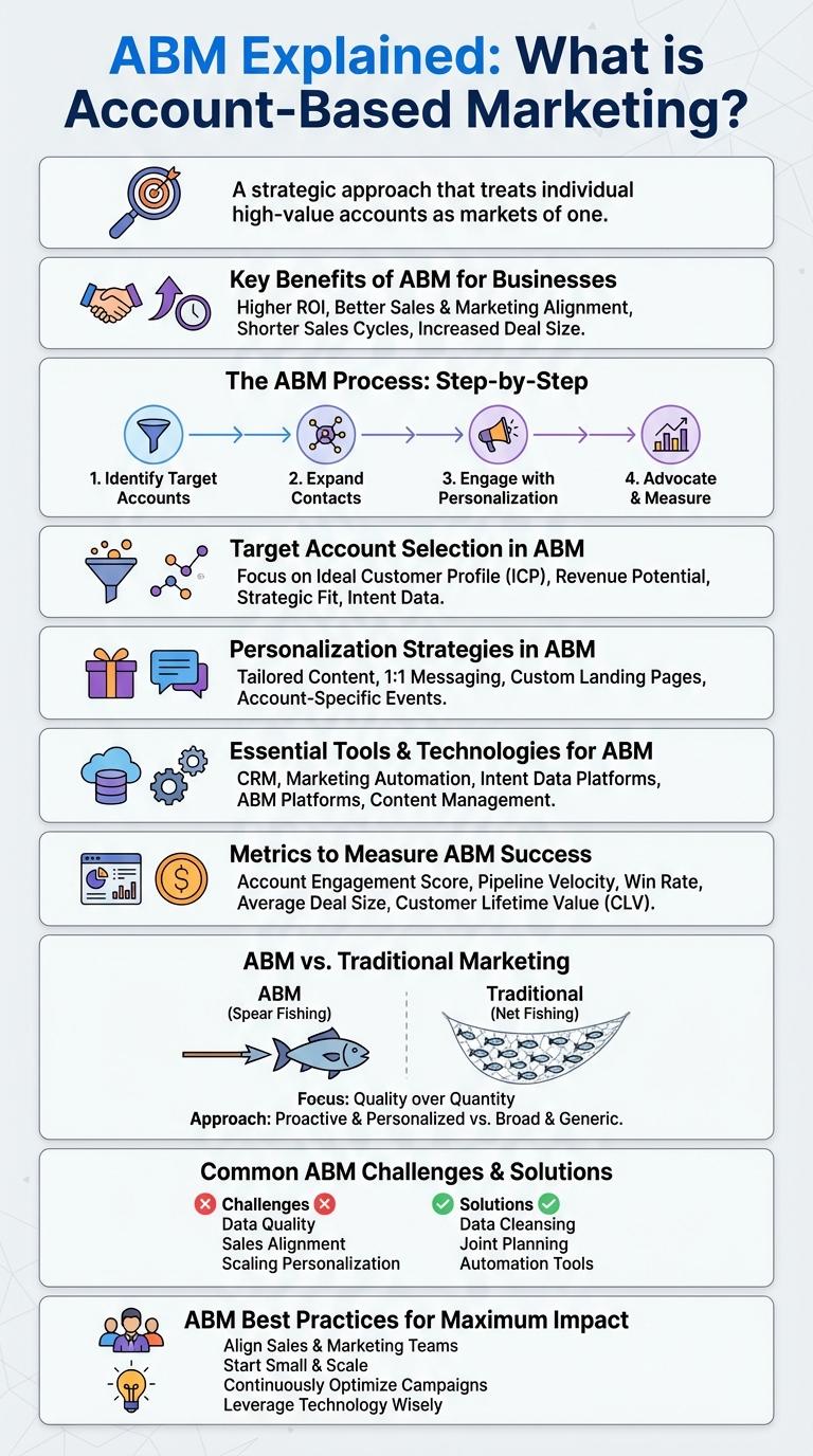 Infographic About Account-Based Marketing (ABM)