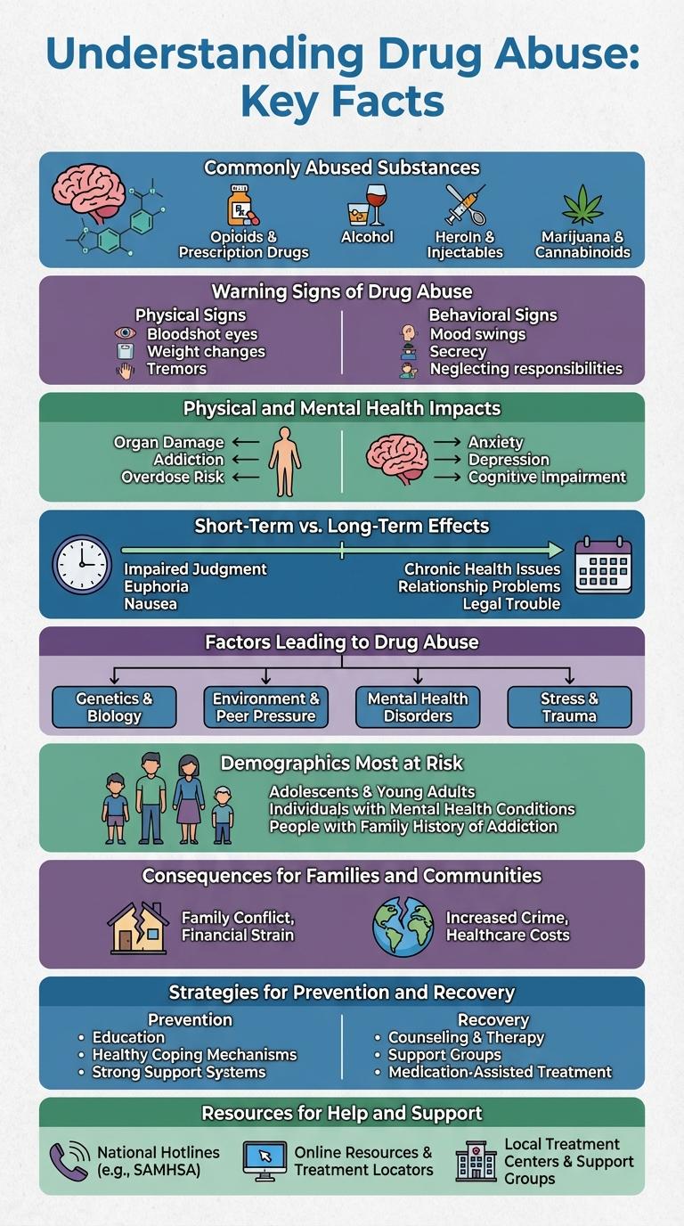 Infographic: Understanding the Impact of Drug Abuse
