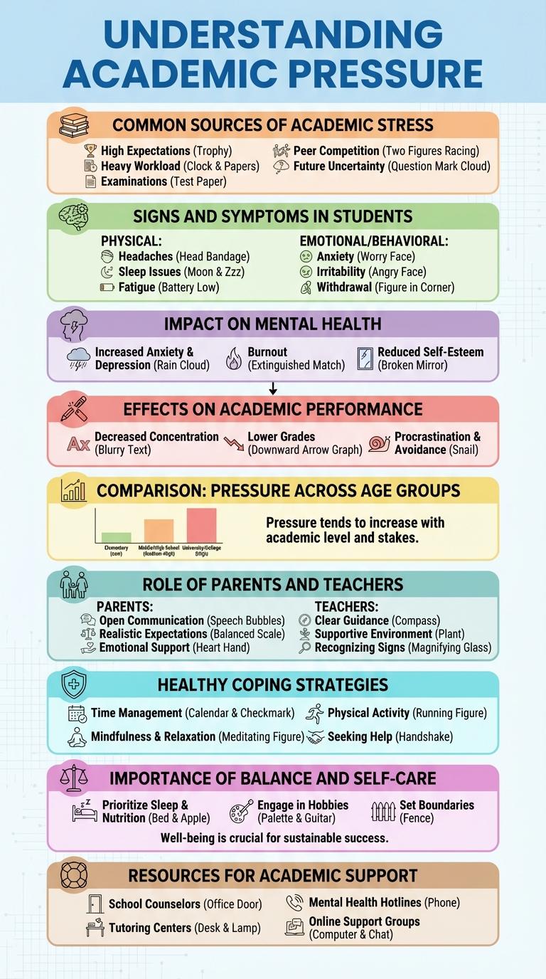 Infographic: Understanding Academic Pressure and Its Impact