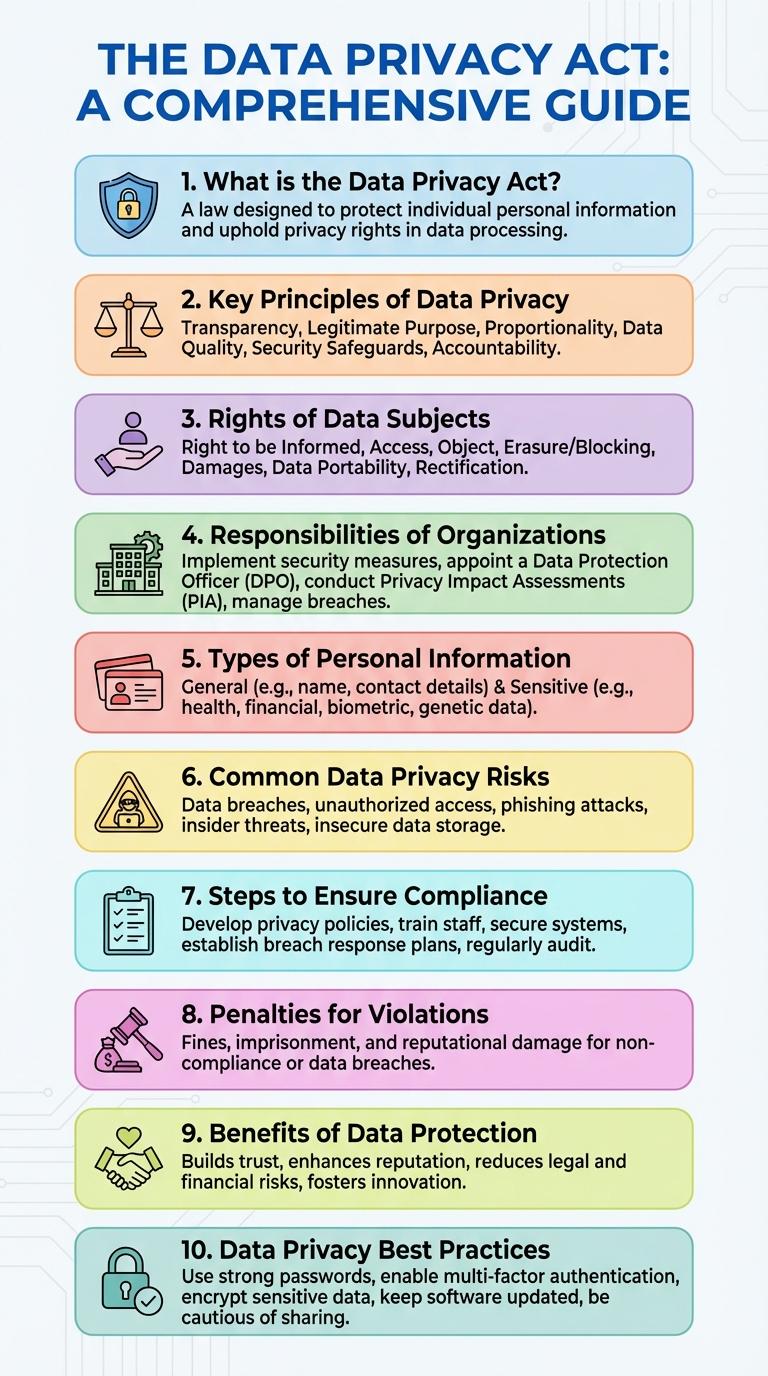 Infographic: Understanding the Data Privacy Act