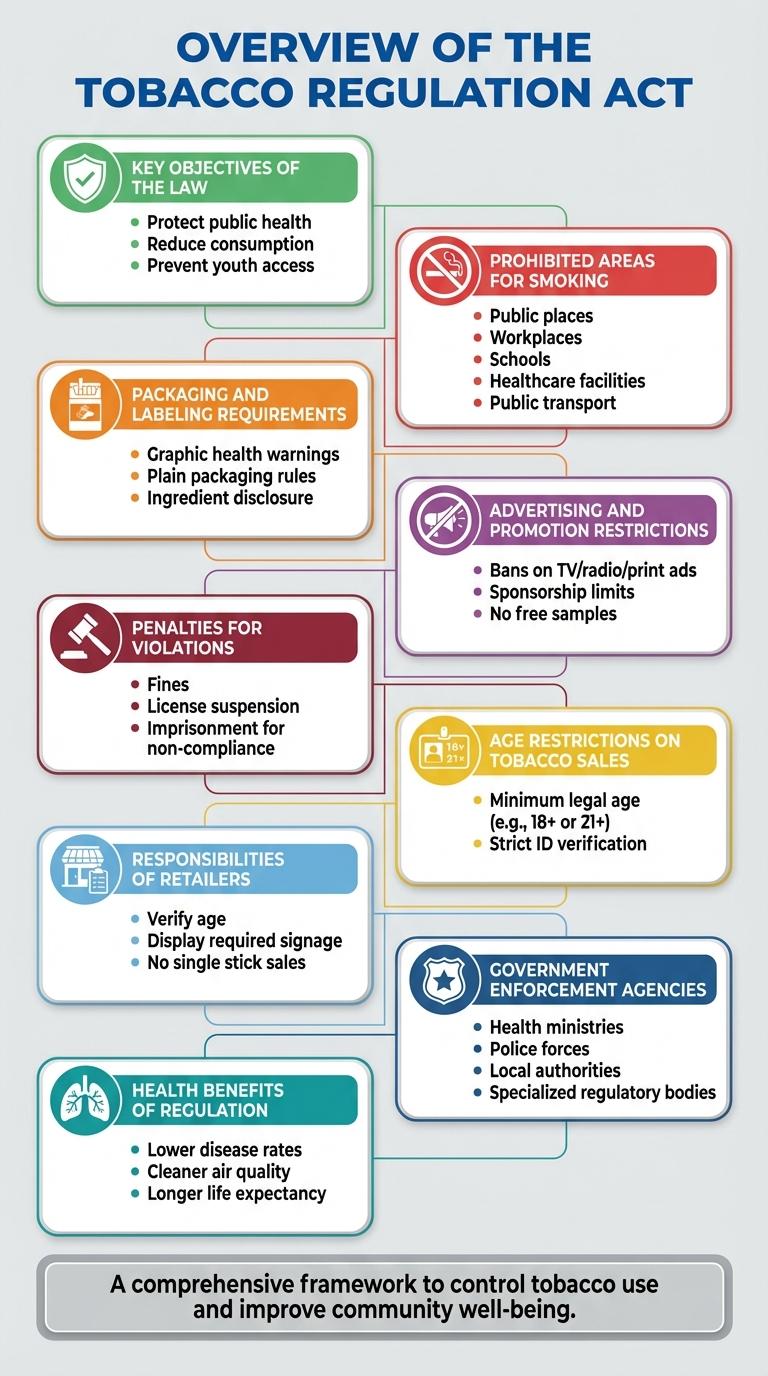 Infographic: Key Provisions of the Tobacco Regulation Act