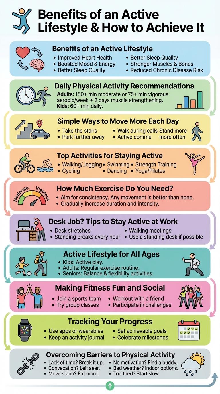 Infographic: The Benefits of an Active Lifestyle