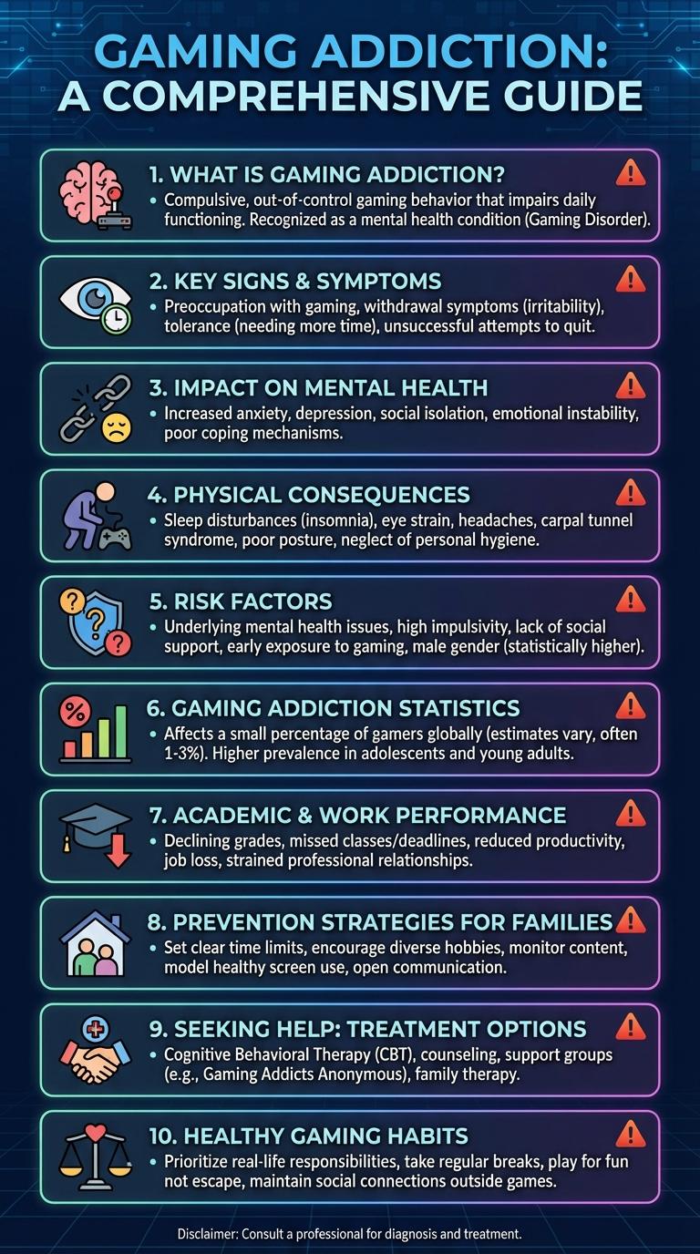 Infographic: Understanding Gaming Addiction