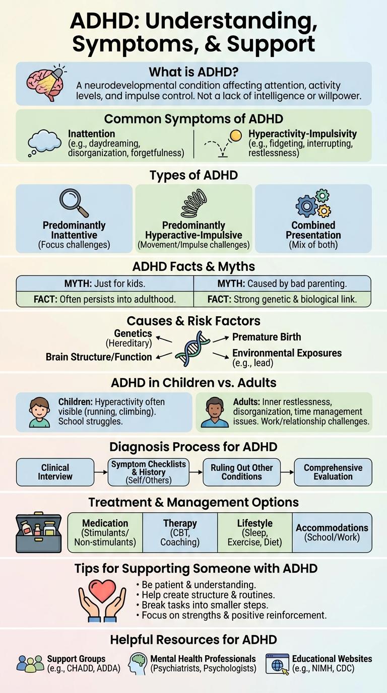 Infographic About ADHD: Key Facts and Insights