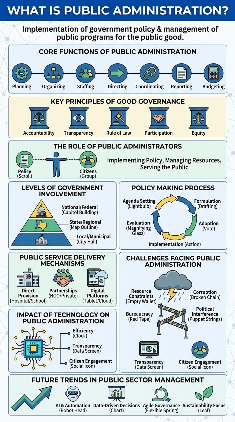 Infographic: Key Concepts and Trends in Public Administration
