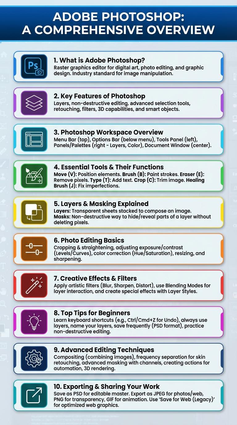 Infographic: An Overview of Adobe Photoshop