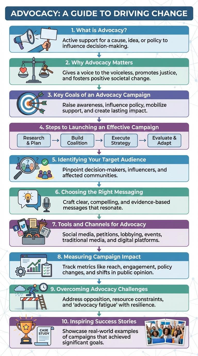 Infographic on Effective Advocacy Campaigns