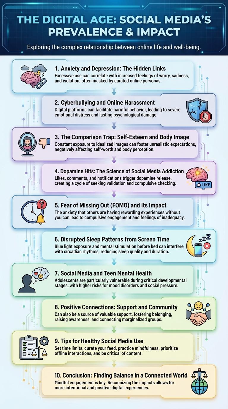 Infographic: How Social Media Affects Mental Health