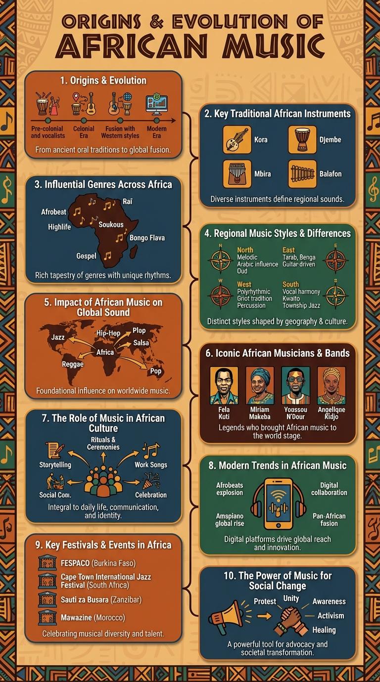 Infographic: The Diverse Music of Africa