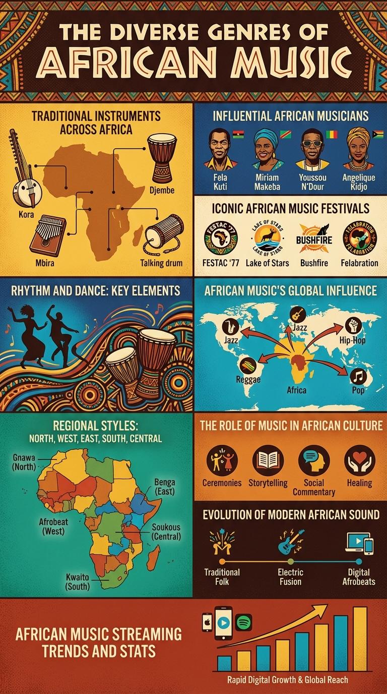Infographic: Exploring the Rich Diversity of African Music