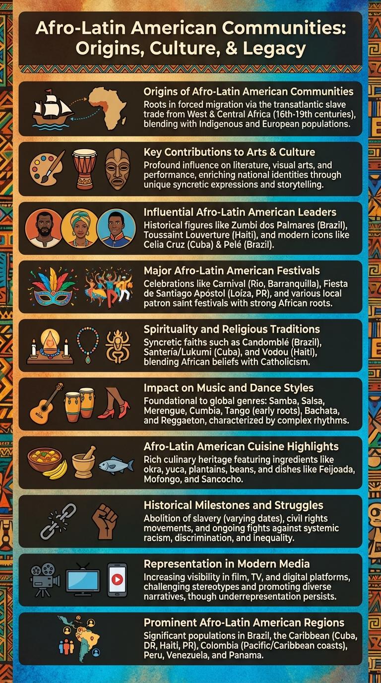 Infographic About Afro-Latin Americans