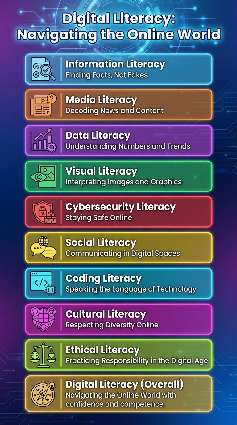 Infographic: Essential Literacies in the Digital Age