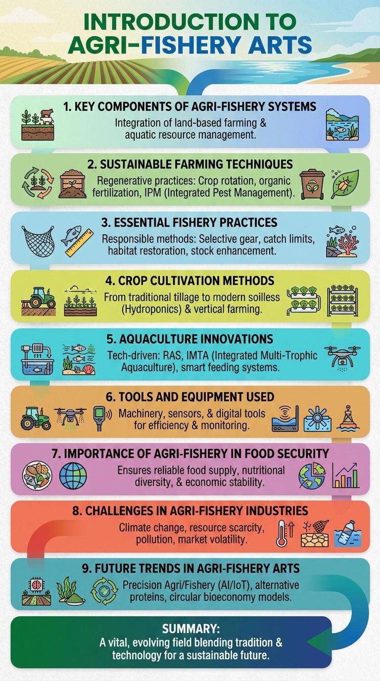 Infographic on Agri-Fishery Arts