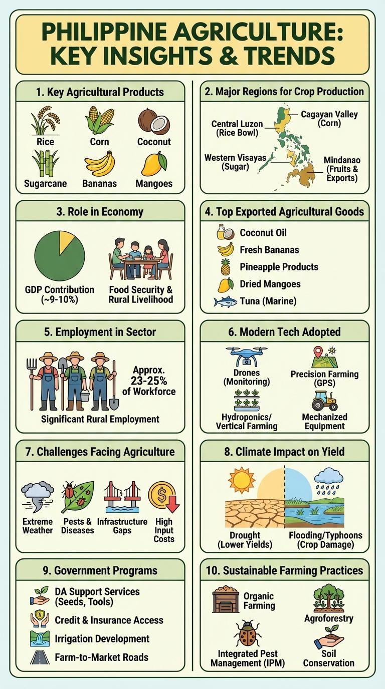 Infographic: Agriculture in the Philippines