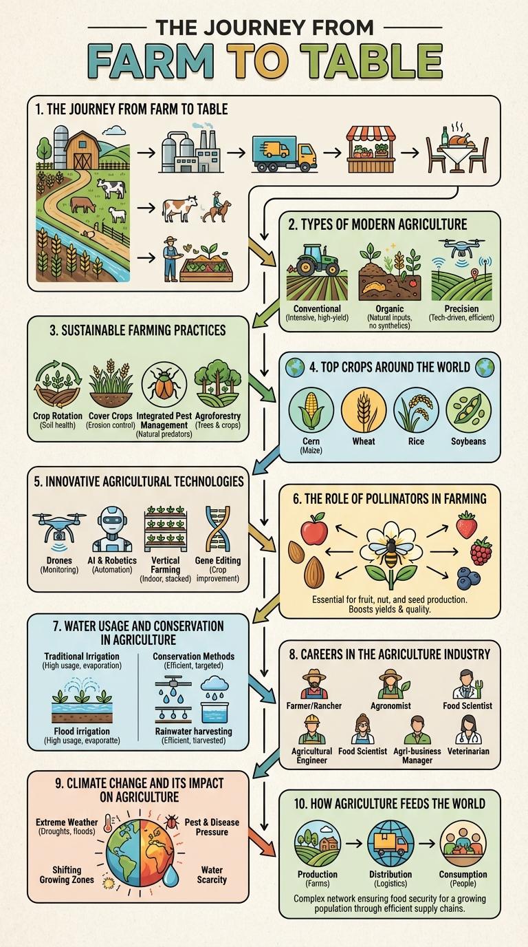 Infographic on Agriculture for Students