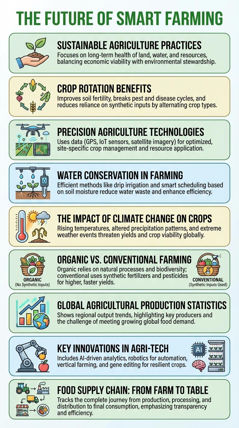 Infographic on Modern Agricultural Practices
