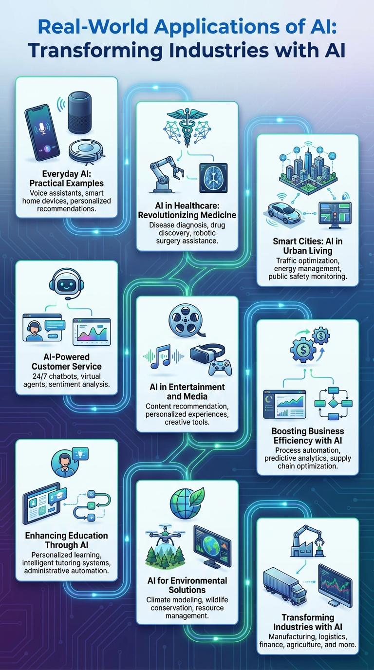 Infographic: Examples of Artificial Intelligence in Everyday Life
