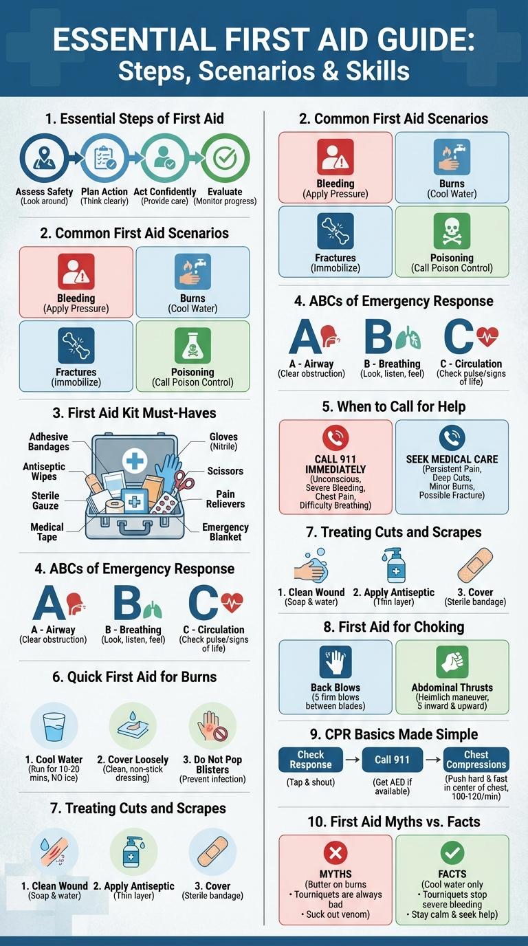 Essential First Aid: An Informative Infographic