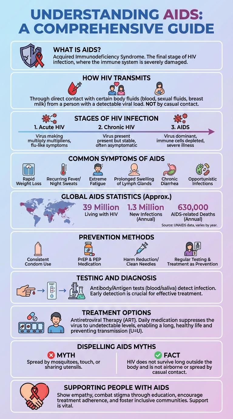Comprehensive Infographic About AIDS: Key Facts and Information
