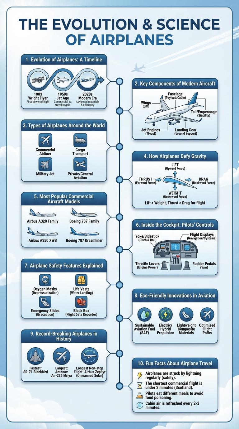 Infographic About Airplanes