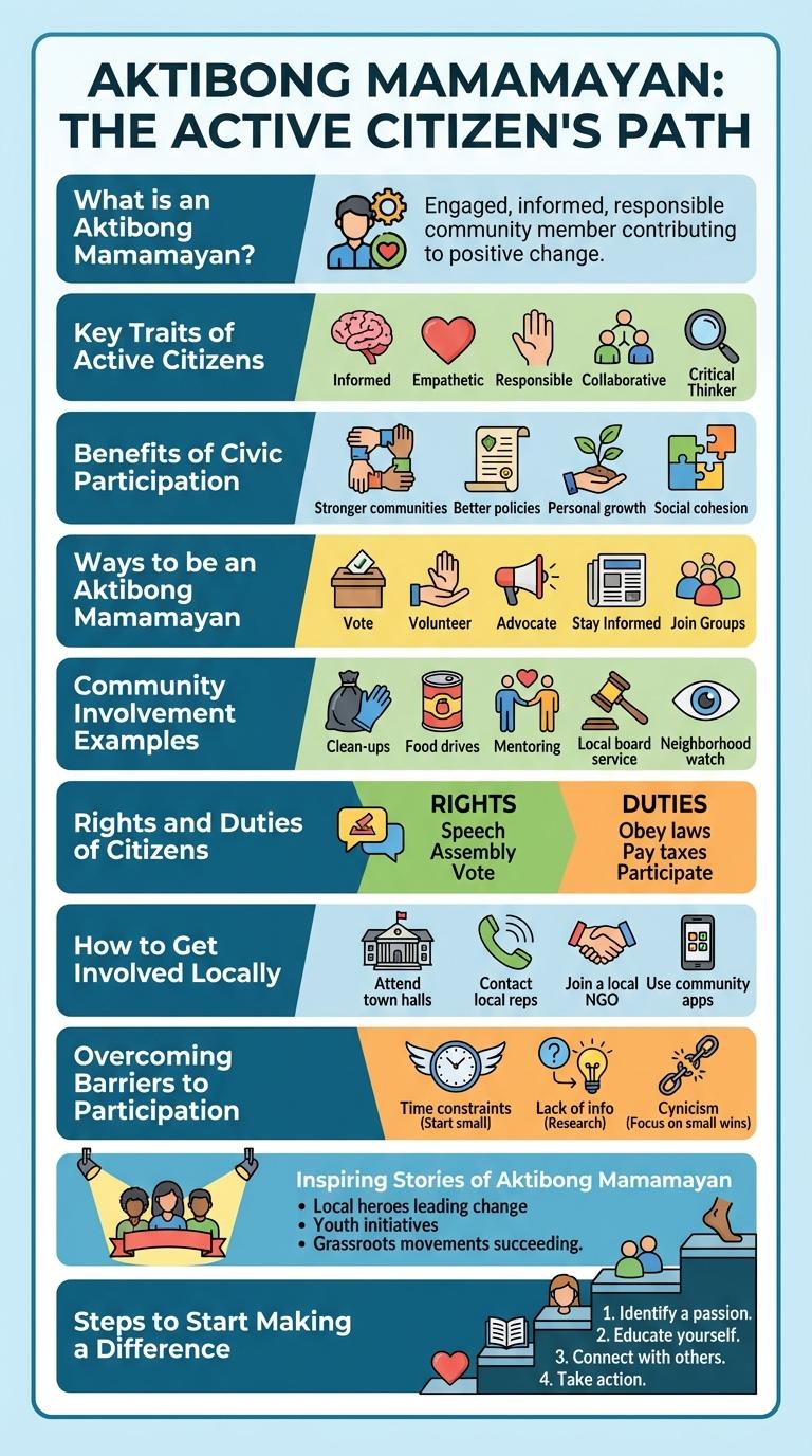Infographic: The Role of an Active Citizen