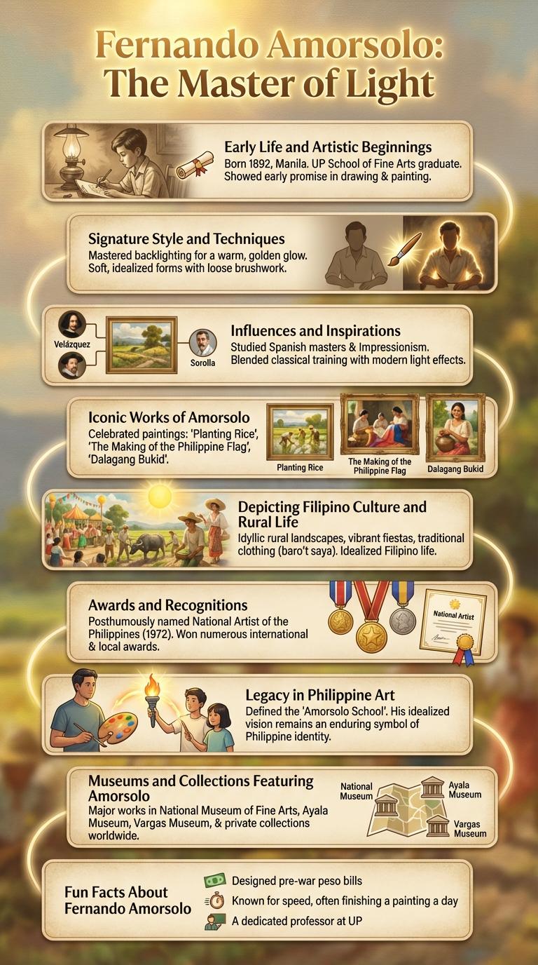 Infographic: The Life and Art of Fernando Amorsolo