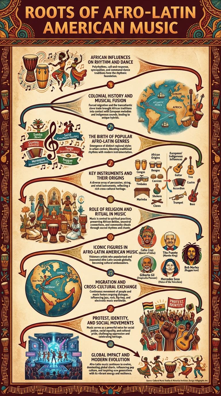 Infographic: Cultural and Historical Background of Afro-Latin American and Popular Music