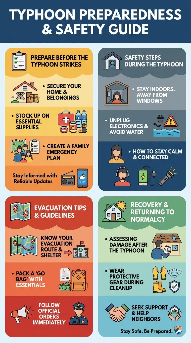 Infographic: What to Do Before, During, and After a Typhoon