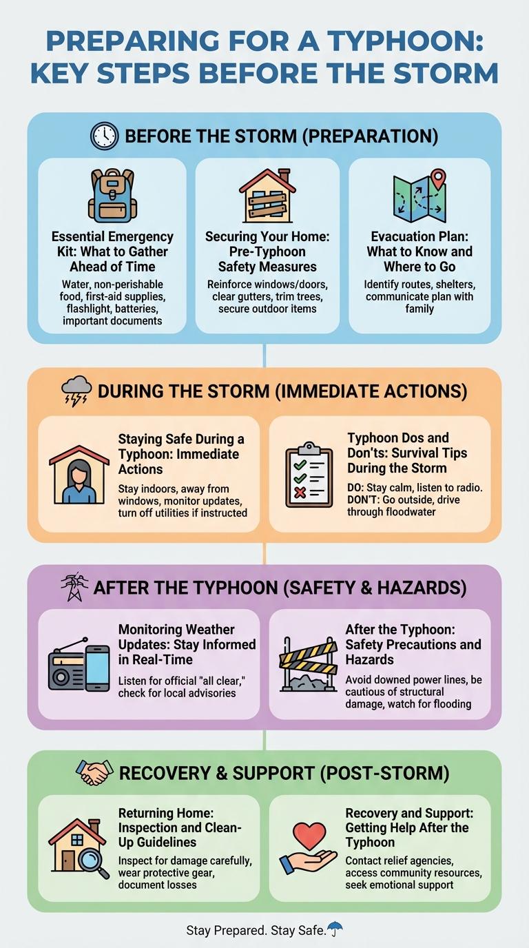 Infographic: What to Do Before, During, and After a Typhoon