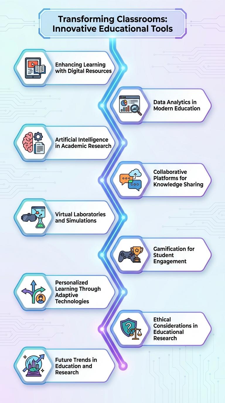 Infographic on Educational and Research Applications