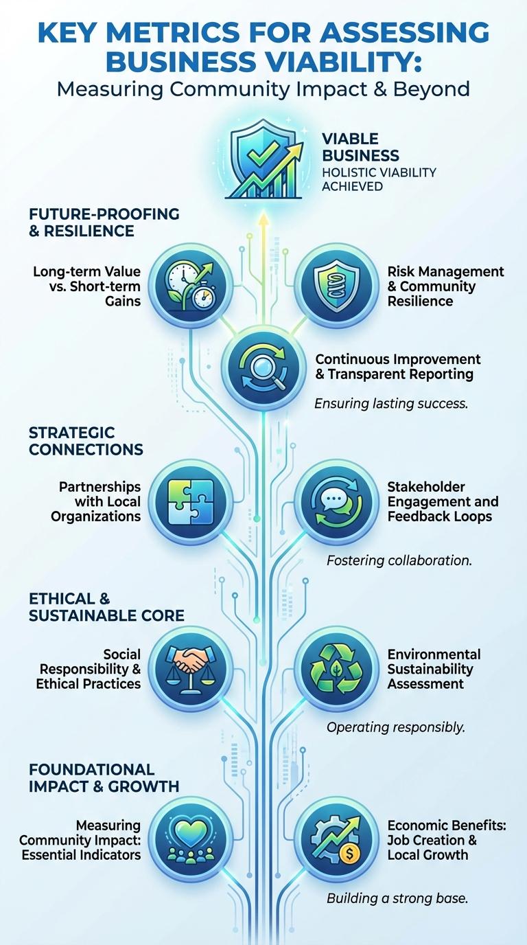 Infographic: Evaluating the Viability and Community Impact of a Business