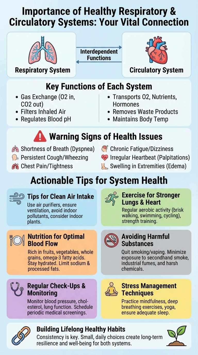 Infographic: How to Take Care of Your Respiratory and Circulatory Systems
