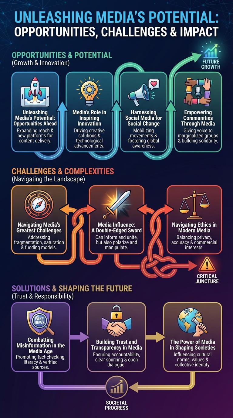 Infographic: Opportunities, Challenges, and the Power of Media