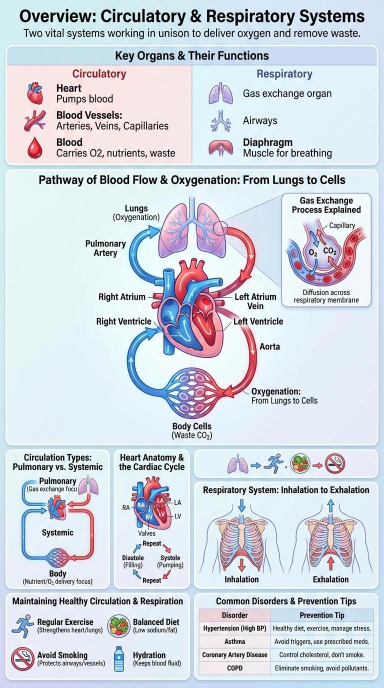 Infographic: Understanding the Circulatory and Respiratory Systems