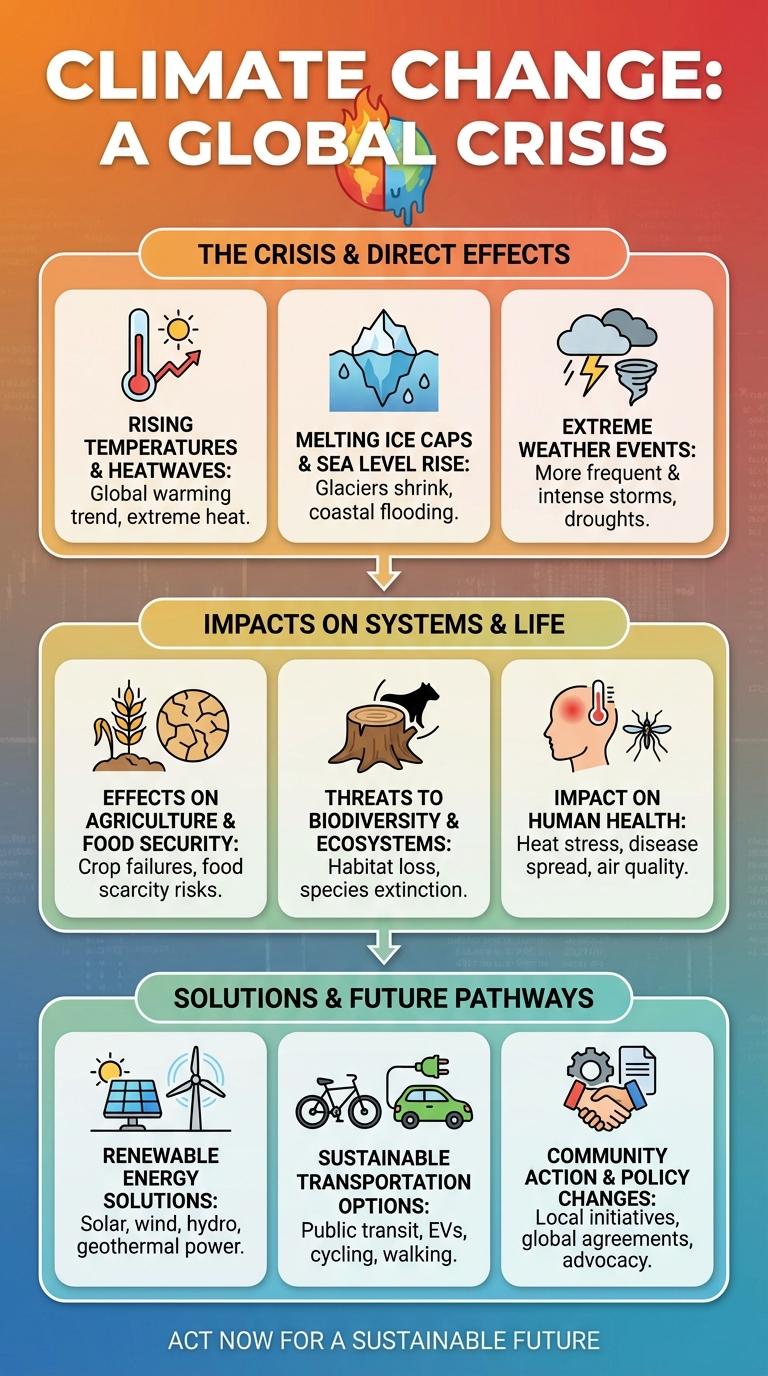 Infographic: The Effects of Climate Change and Effective Ways to Curb Them