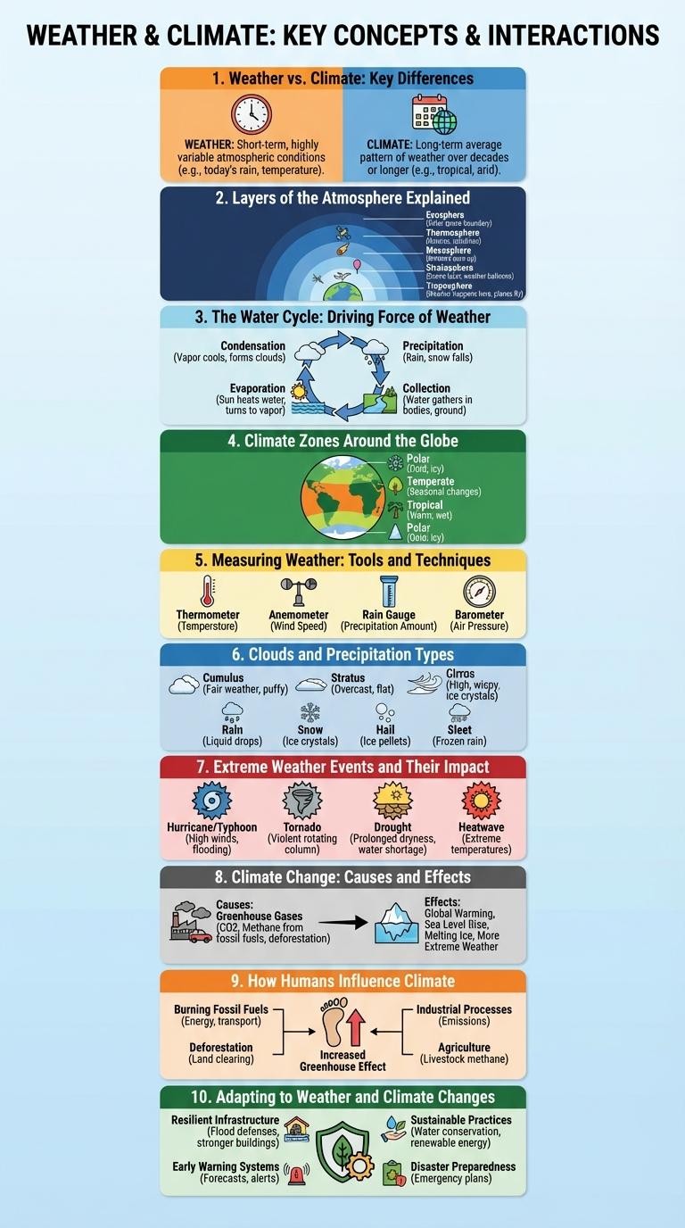 Infographic: Understanding the Differences Between Weather and Climate