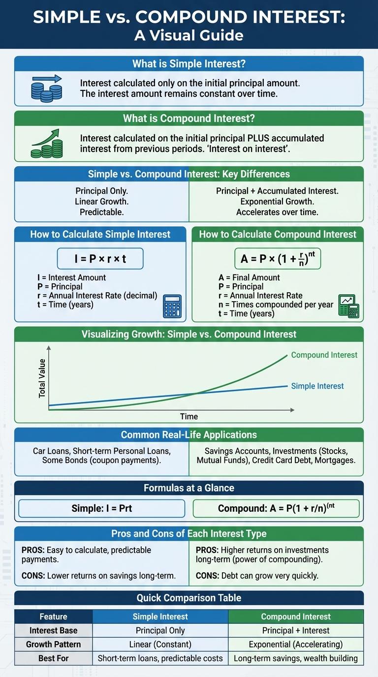 Simple vs. Compound Interest: An Easy-to-Understand Infographic