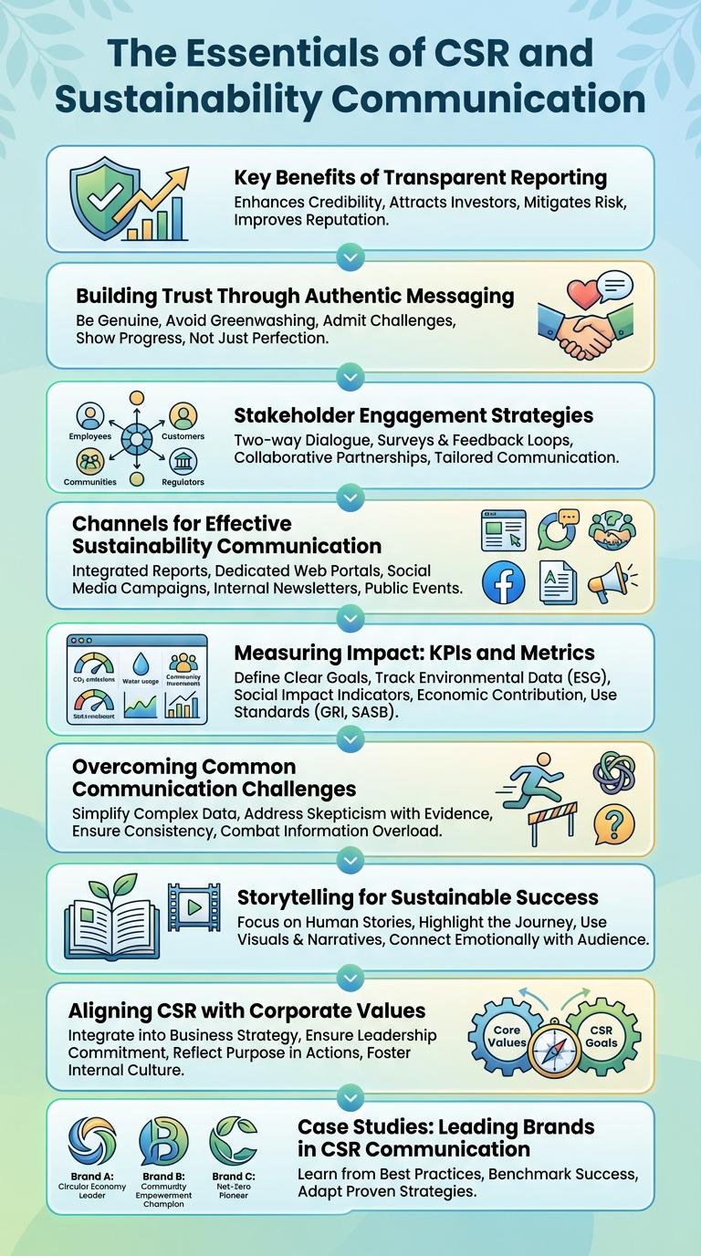 Infographic: Effective Communication Strategies for CSR and Sustainability