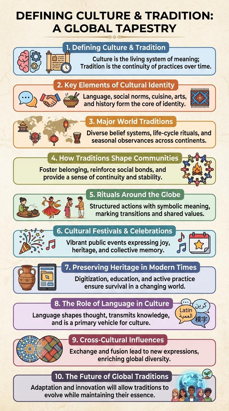 Infographic on Culture and Tradition
