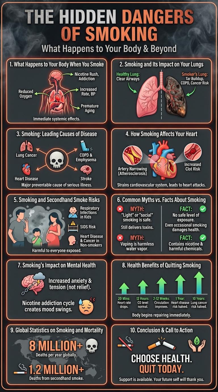 Infographic: The Effects of Smoking on Health