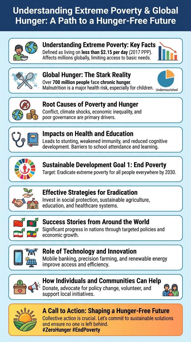Infographic: Strategies to Eradicate Extreme Poverty and Hunger