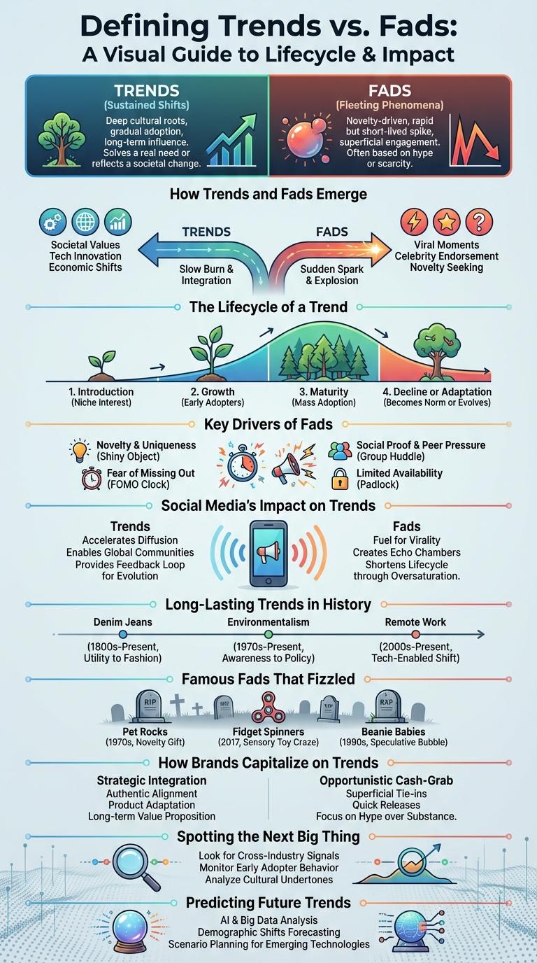 Infographic: Understanding the Difference Between Trends and Fads