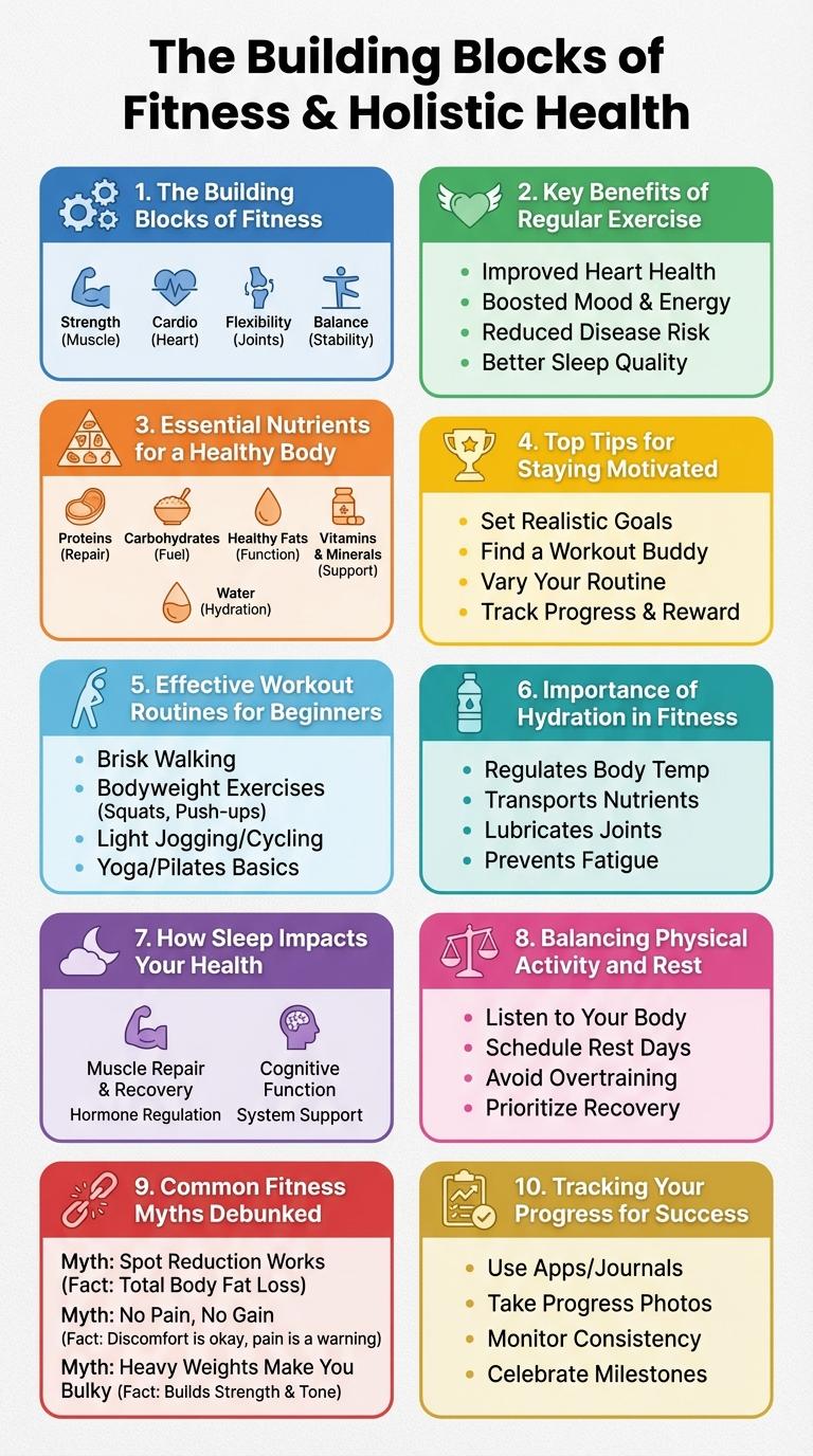 Infographic: Key Facts and Tips for Fitness and Health