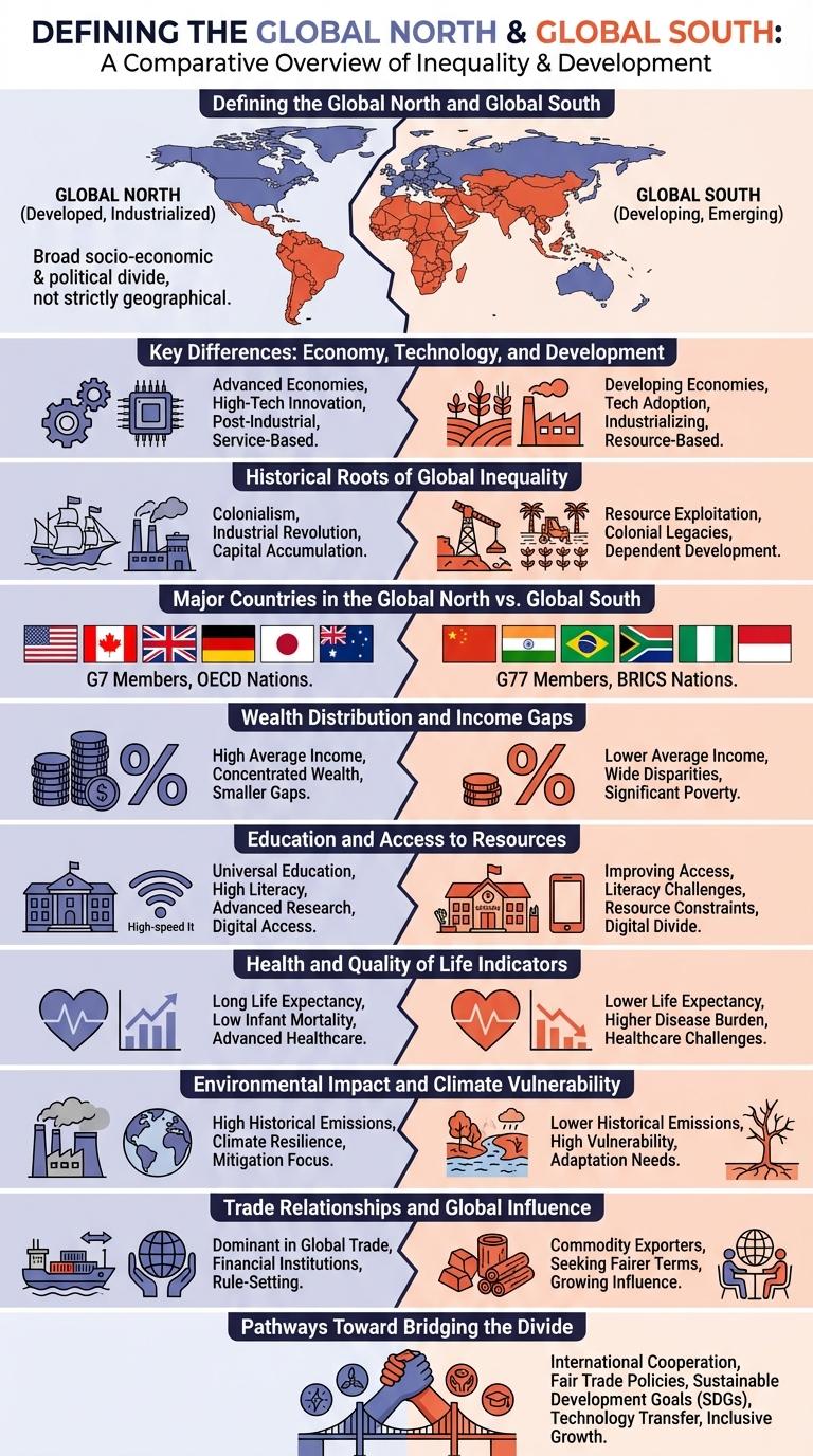 Infographic: Key Differences Between the Global North and Global South