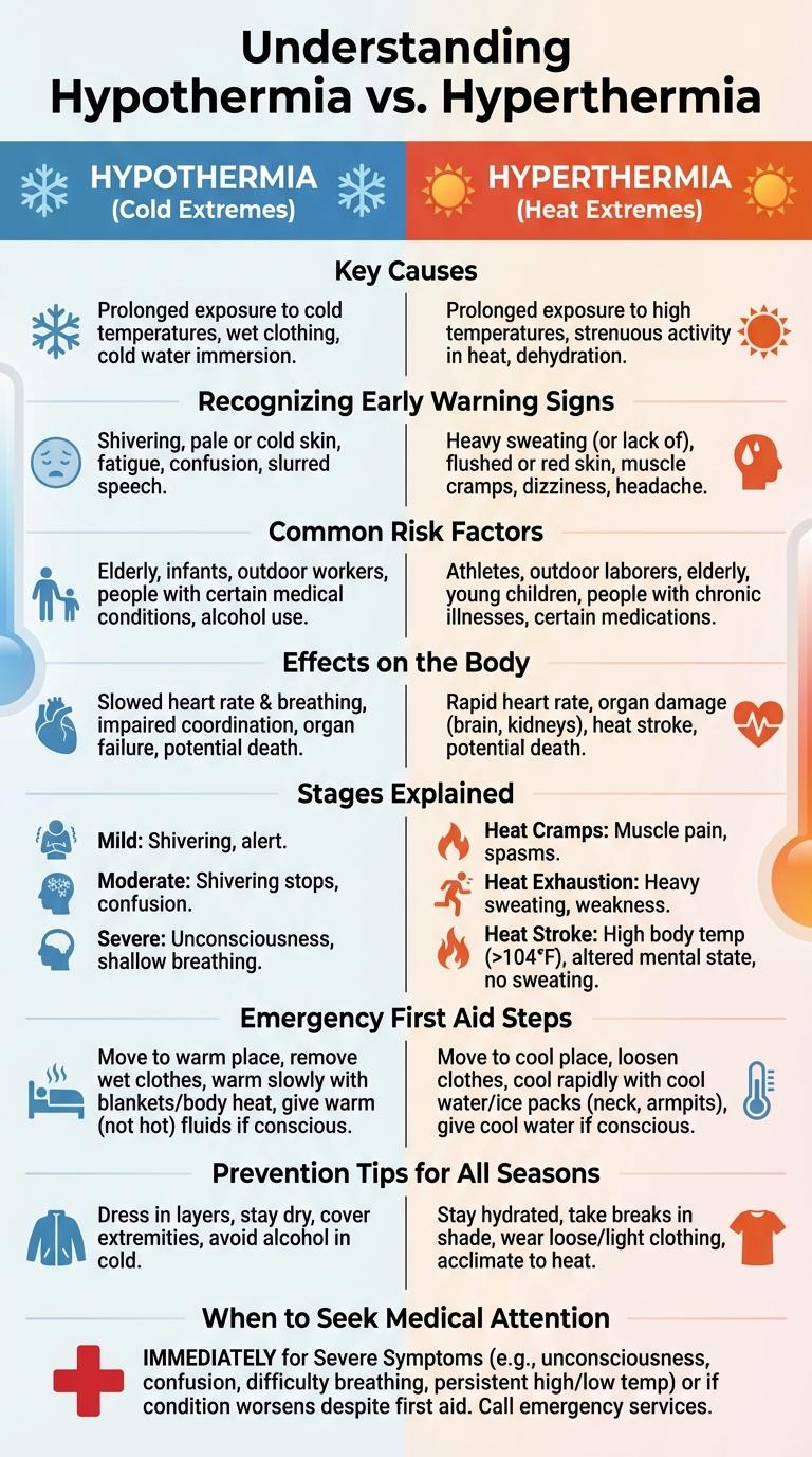 Infographic: Understanding Hypothermia and Hyperthermia