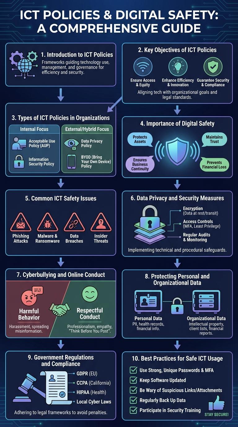Infographic: ICT Policies and Safety Issues
