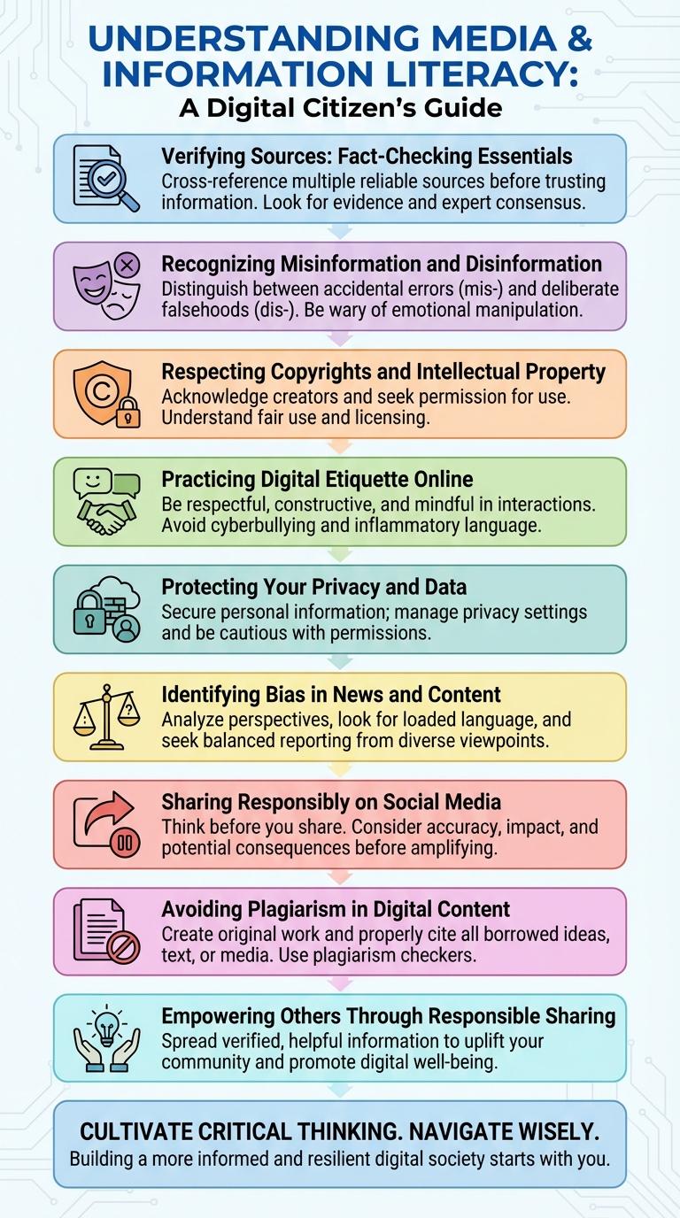 Infographic on the Responsible Use of Media and Information