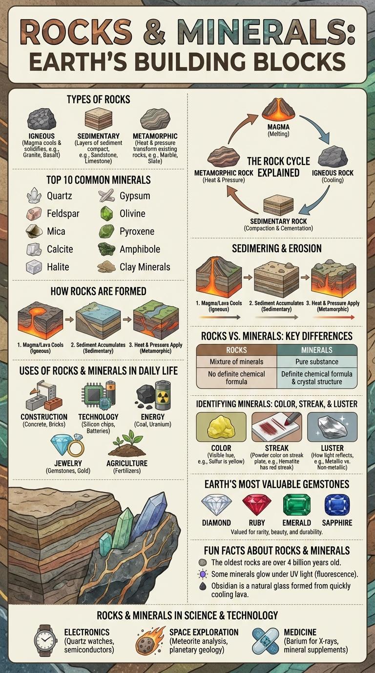 Infographic: Understanding Rocks and Minerals